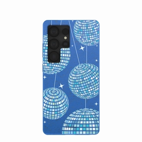 Durable Accessory Electric Blue Blue Groove Samsung Galaxy S25 Ultra Case
