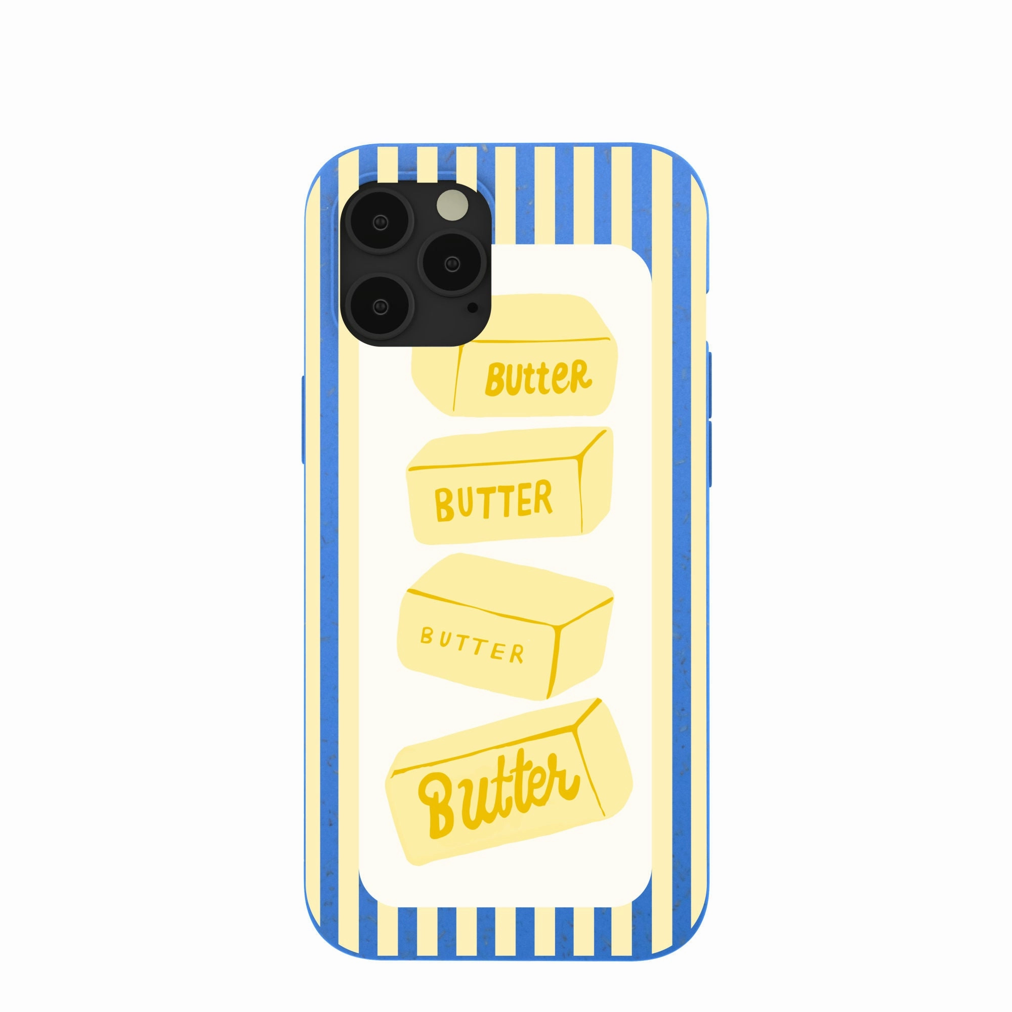 Electric Blue Butter Bars iPhone 12 Pro Max Case Rugged Design