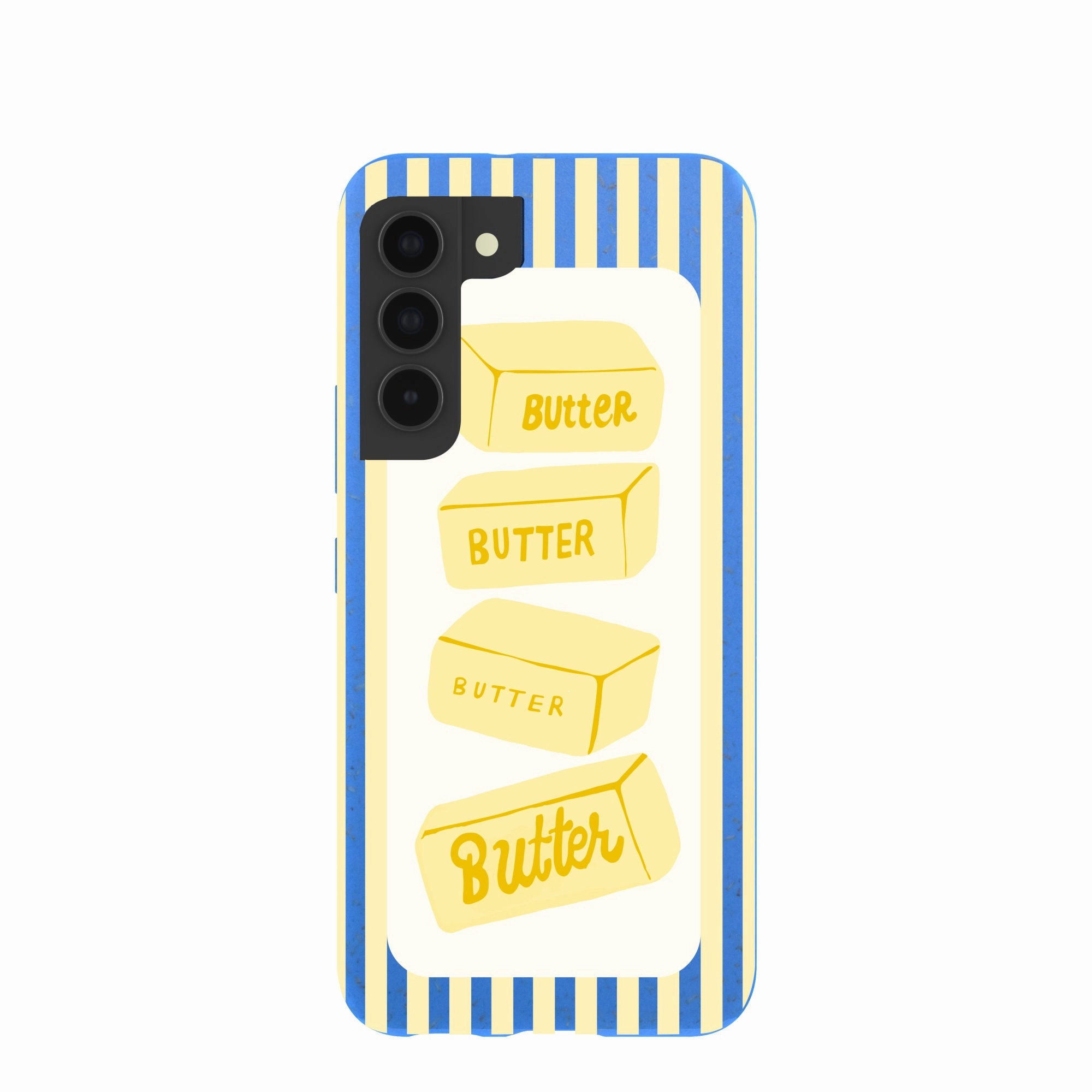 Rugged Edge Electric Blue Butter Bars Samsung Galaxy S22 Case