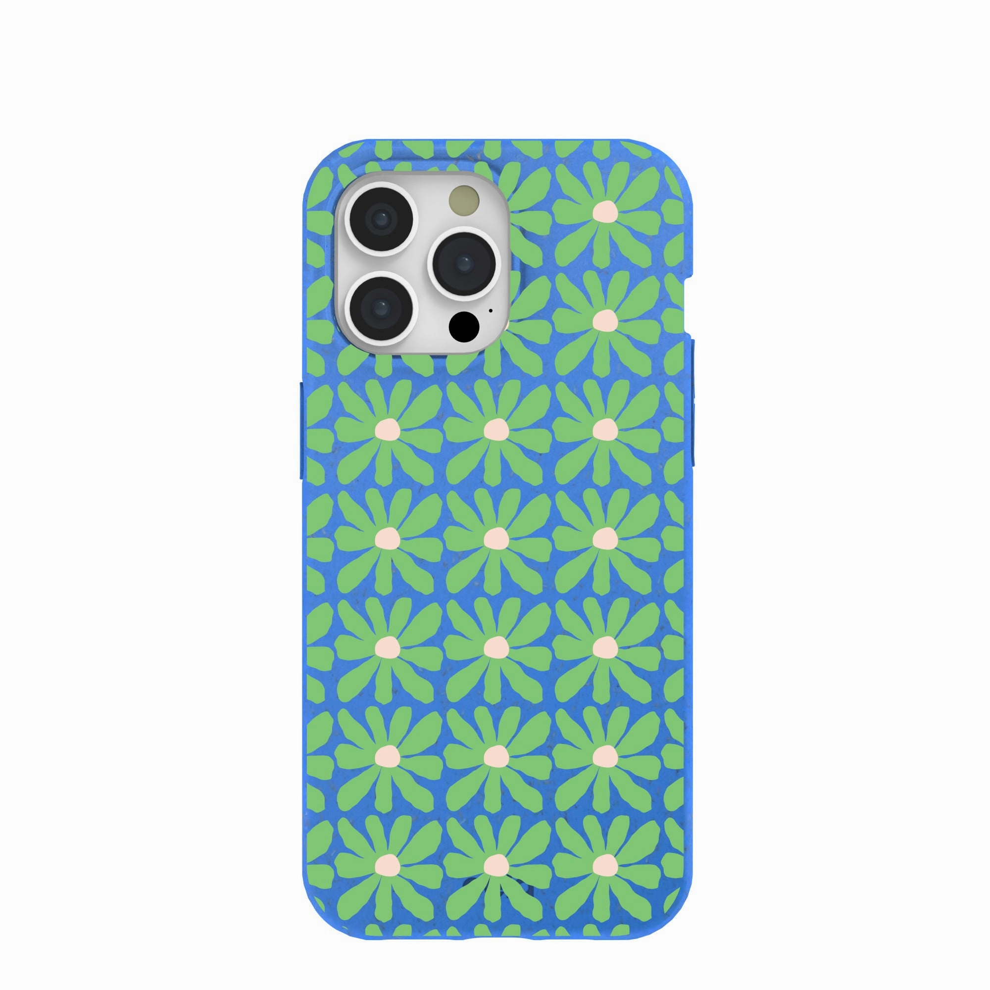 Elegant Pattern Electric Blue Flower Child iPhone 15 Pro Max Case