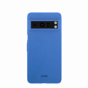 Electric Blue Google Pixel 8 Pro Phone Case Smooth Outline