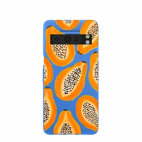 Electric Blue Juicy Papayas Google Pixel 8 Pro Case Smart Accessory Shock shield