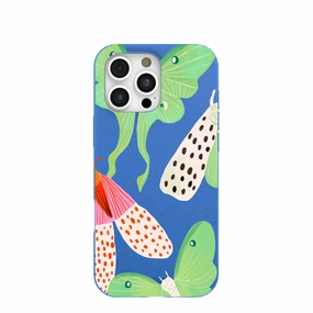 Minimal Edge Electric Blue Mothopia iPhone 16 Pro Max Case