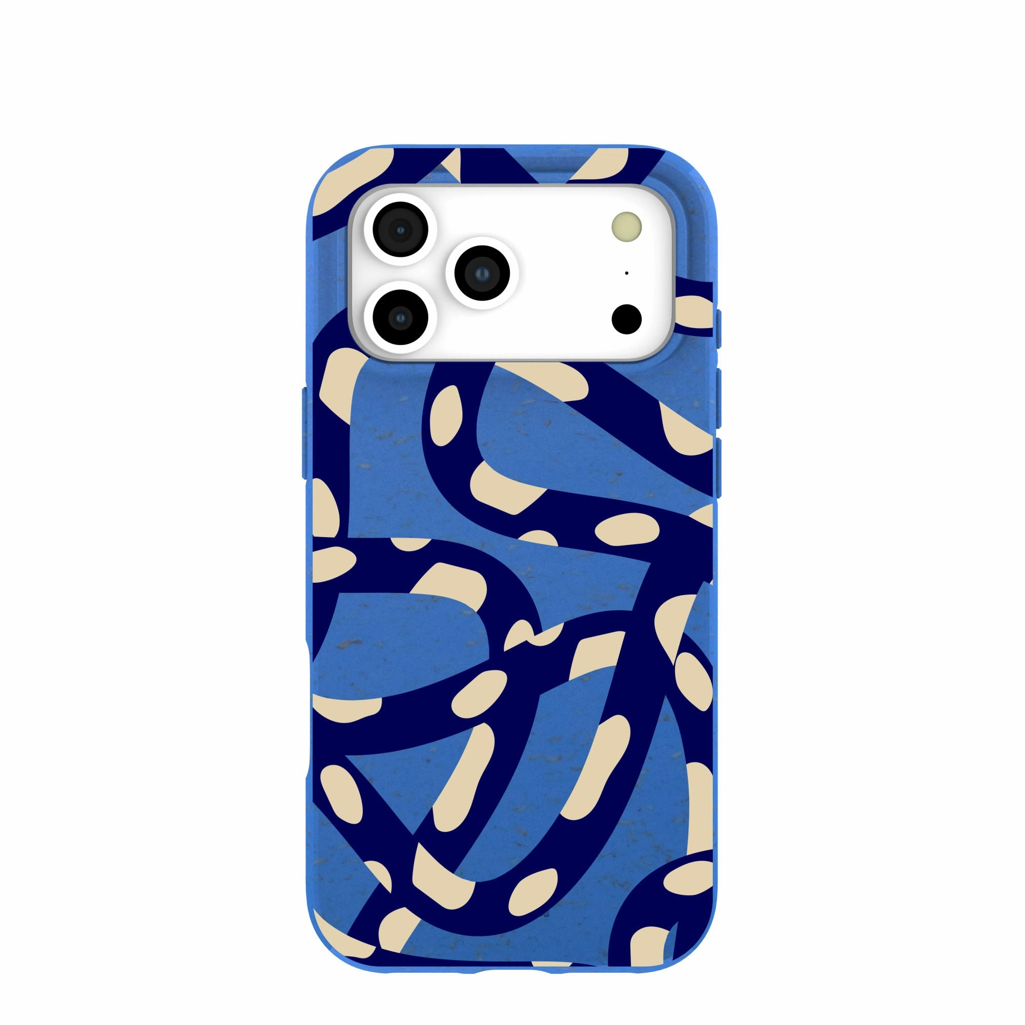 Electric Blue Noodles iPhone 17 Pro Max Case Matte Detail Smooth Shape