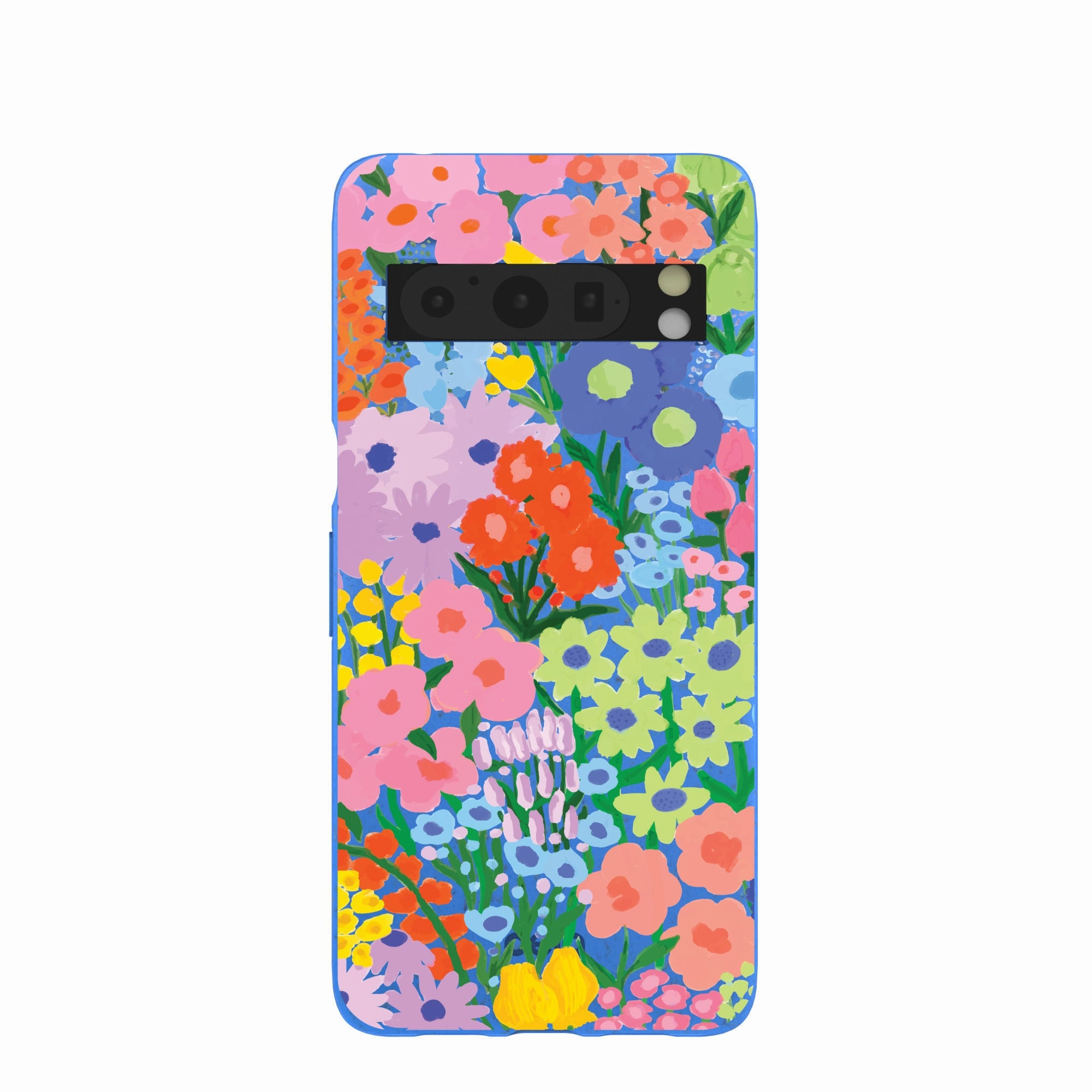 Recyclable Material Electric Blue Painted Garden Google Pixel 8 Pro Case