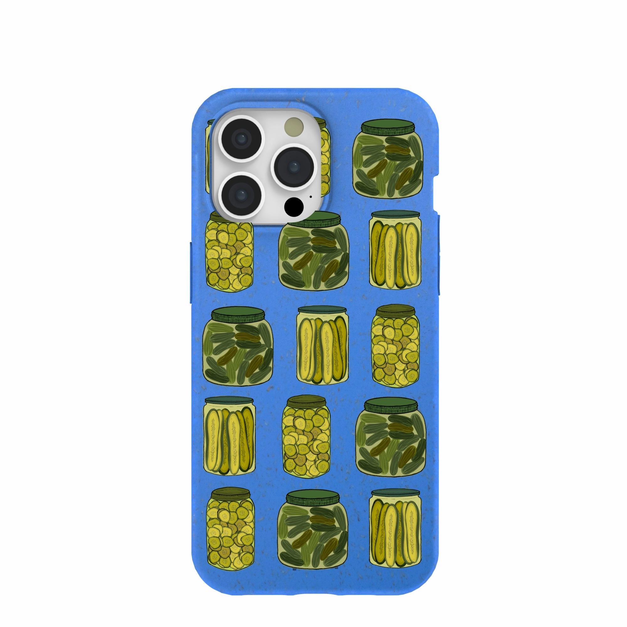 Dust proof Classic Look Electric Blue Pickling Pickles iPhone 15 Pro Max Case