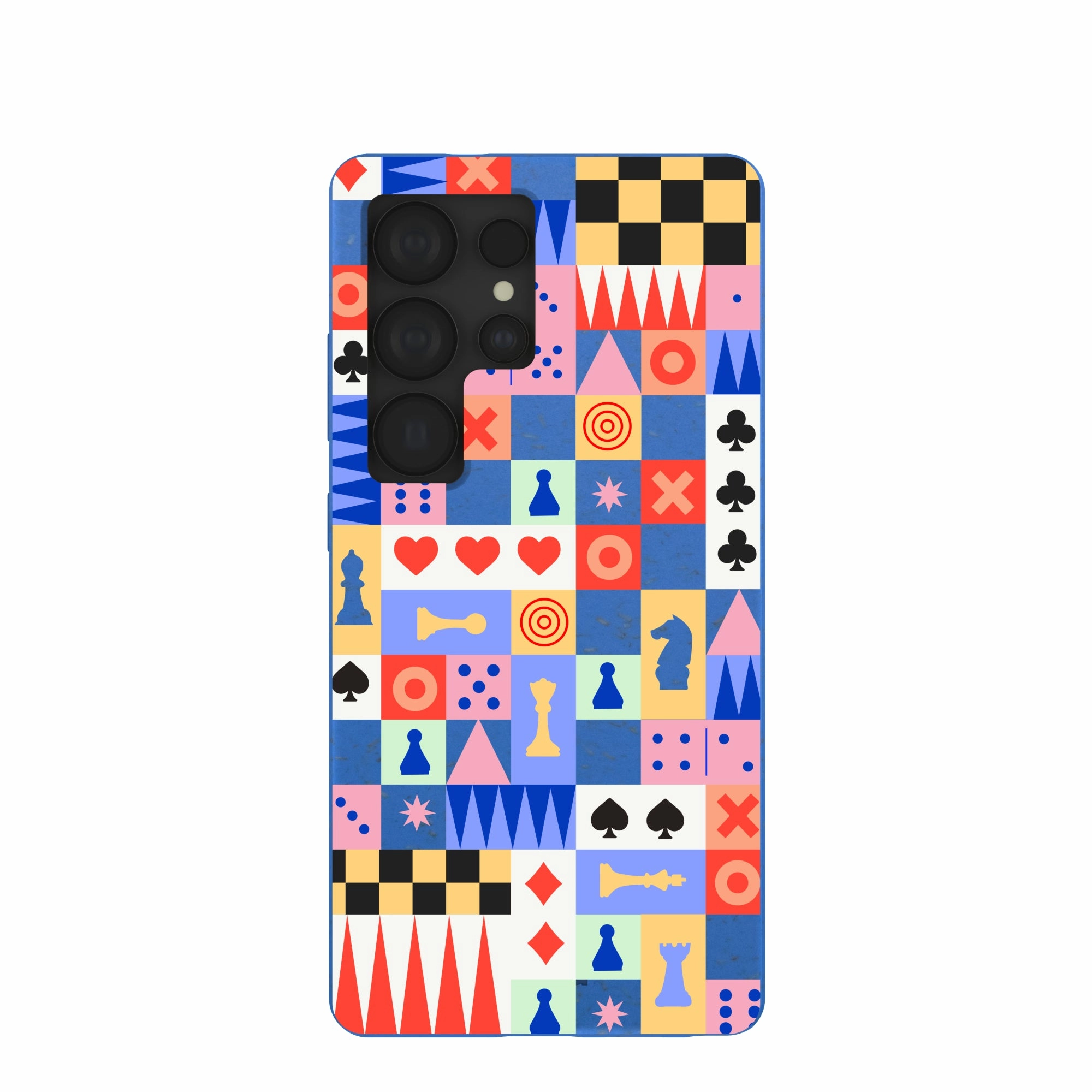 Electric Blue Playful Palette Samsung Galaxy S25 Ultra Case Slim Protection