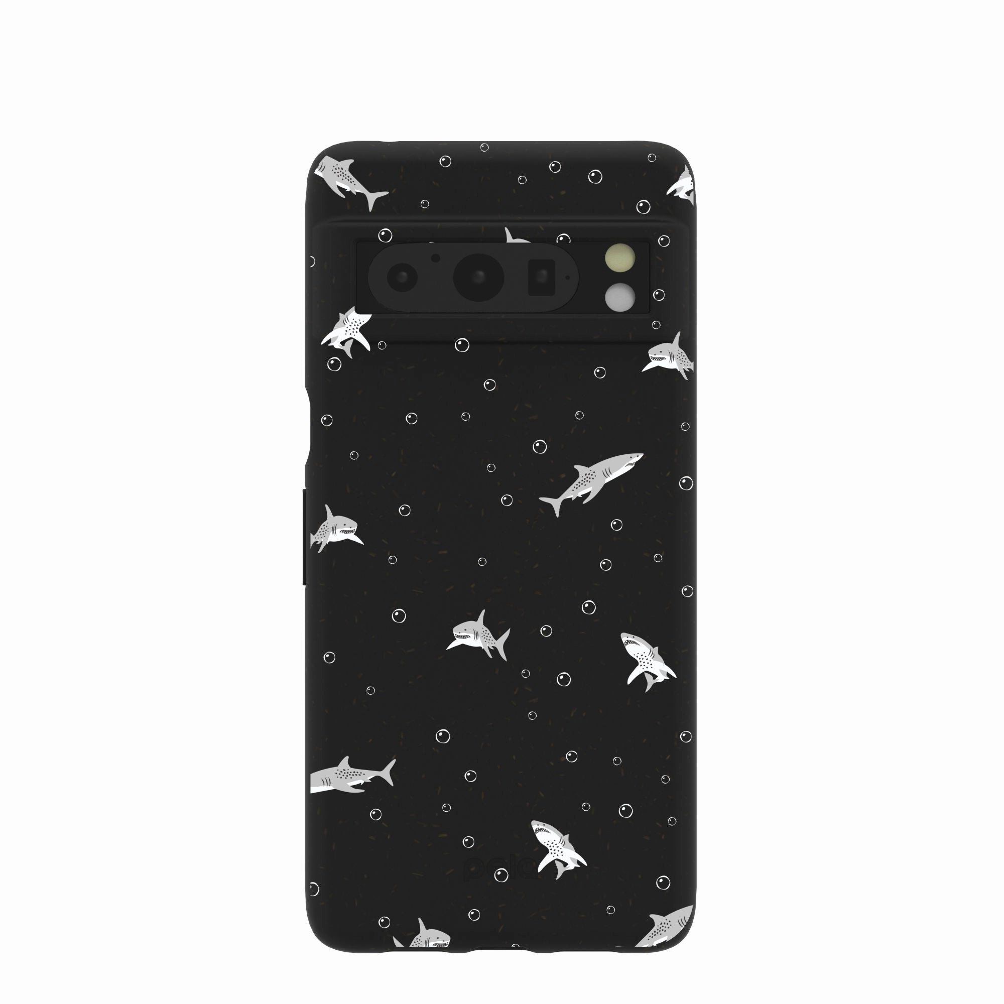 Compact Texture Black Lil Sharks Google Pixel 8 Pro Case