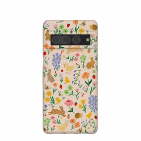 Seashell Flourish Google Pixel 7 Pro Case Polished Detail Edge Luxury Detail Texture