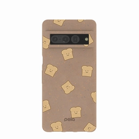 Chocolate Brown Mini Toast Google Pixel 7 Pro Case Classic Grip Handheld device