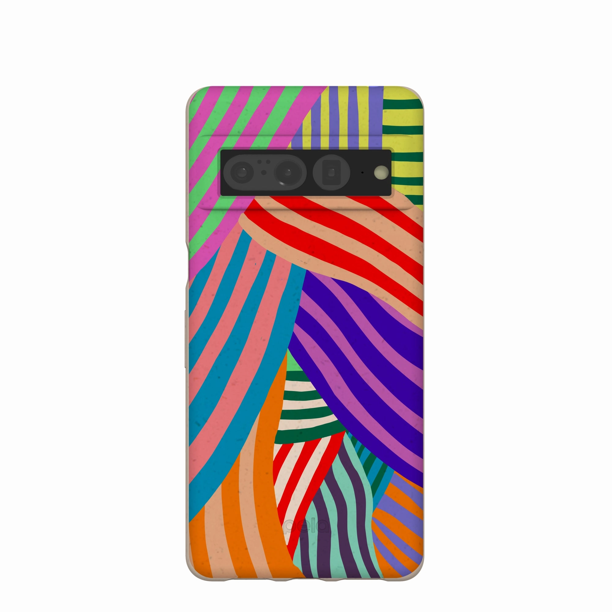Hybrid Pattern Texture Premium Touch Seashell Clownish Stripes Google Pixel 7 Pro Case