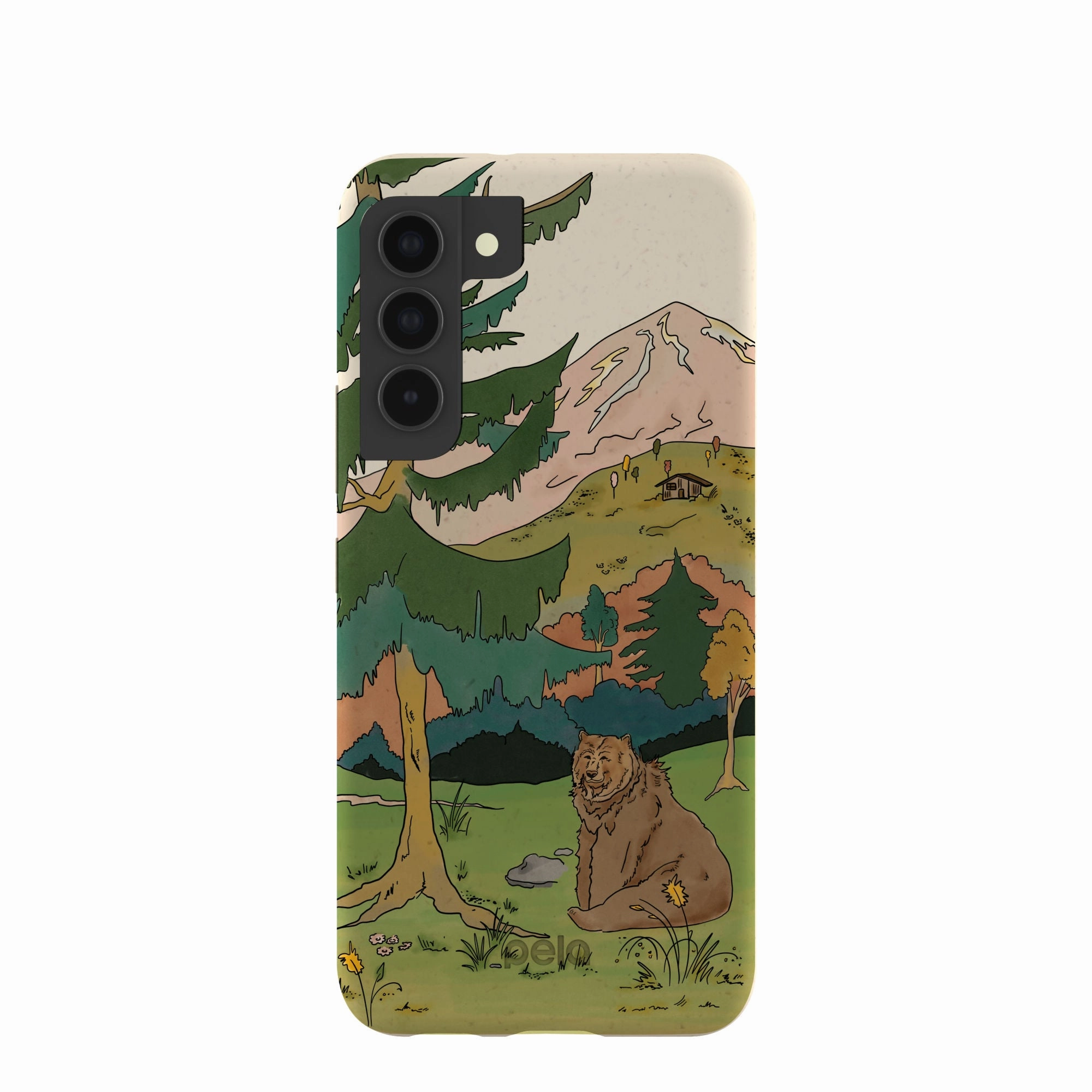 Classic Frame London Fog Rocky Bear Samsung Galaxy S22 Case
