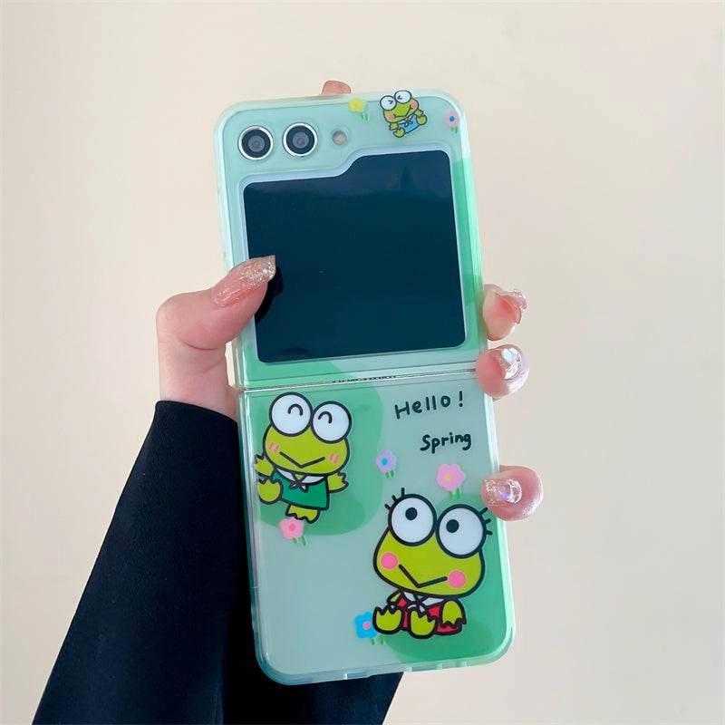 Everyday Style Elegant Surface Bright Cute Frog Design Case - Samsung