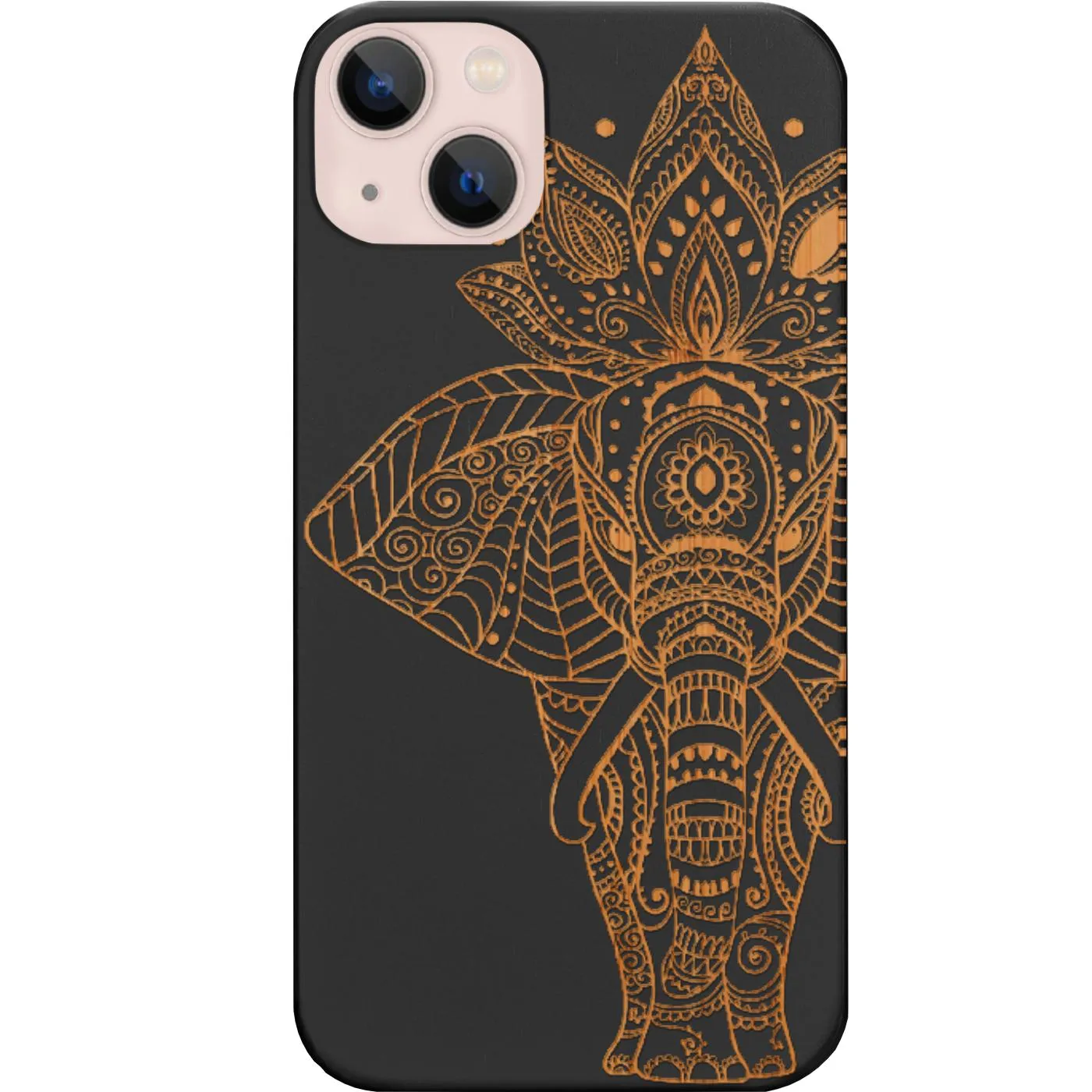 Elephant 1 - Engraved  Phone Case Protective Surface