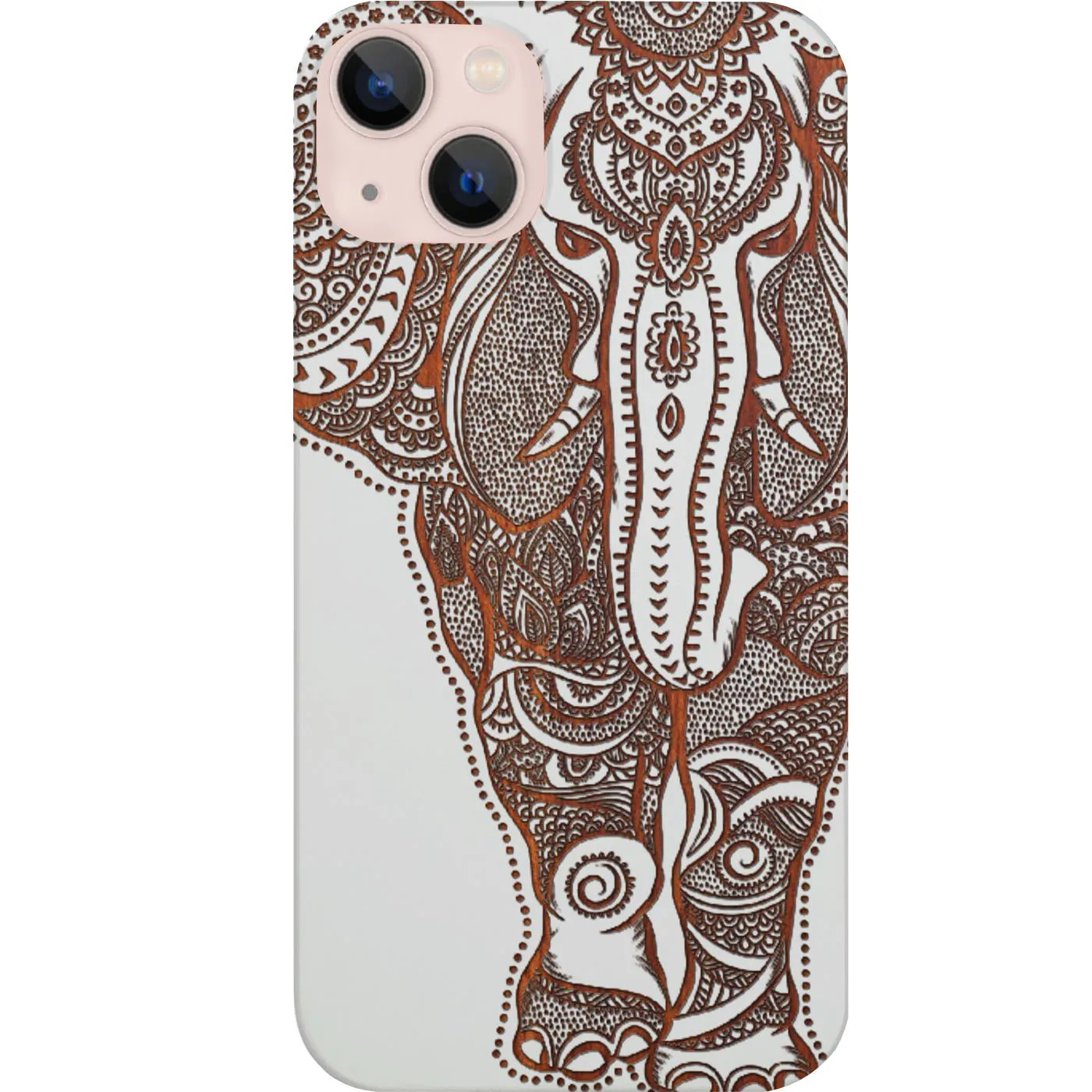 Elephant 2 - Engraved Phone Case Matte Look Finish