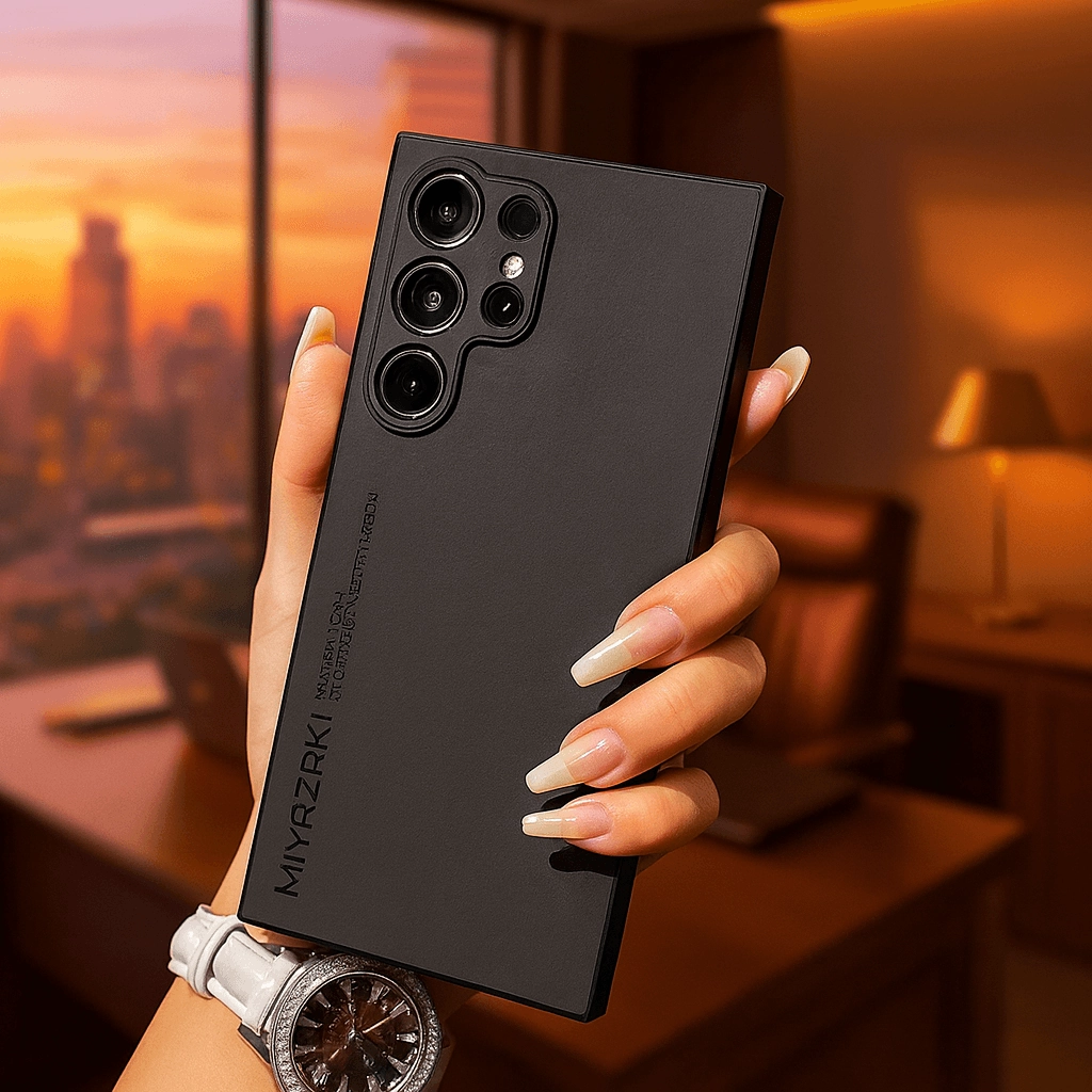 Luxury Detail Fashion Edge Elite Slim Fit Advanced Anti Slip Texture Case - Samsung