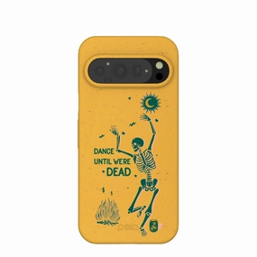 Minimal Style Honey Dancing Skeleton Google Pixel 9/9 Pro Case