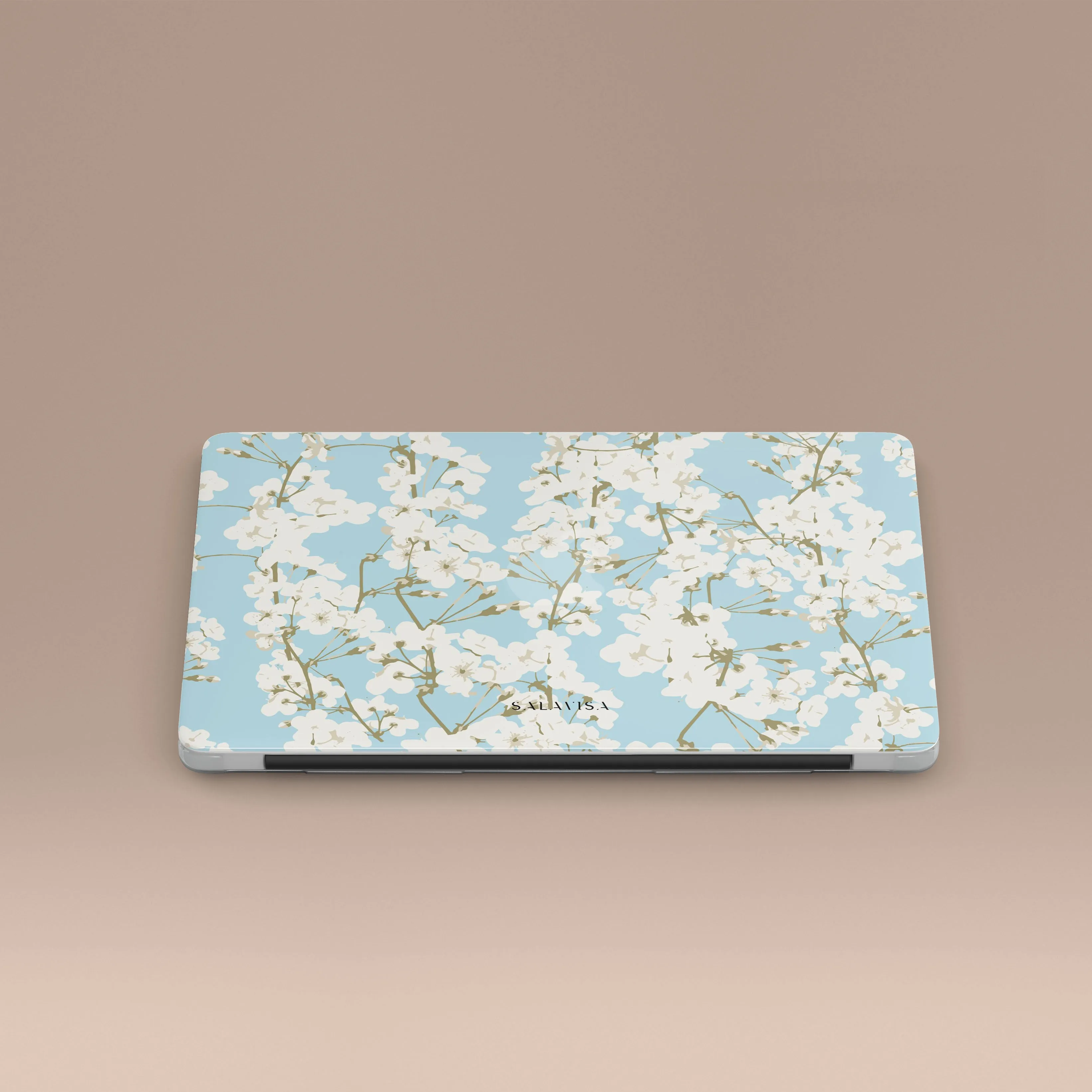Spring Apple Flower MacBook Case Premium Detail Finish Smooth Pattern Finish