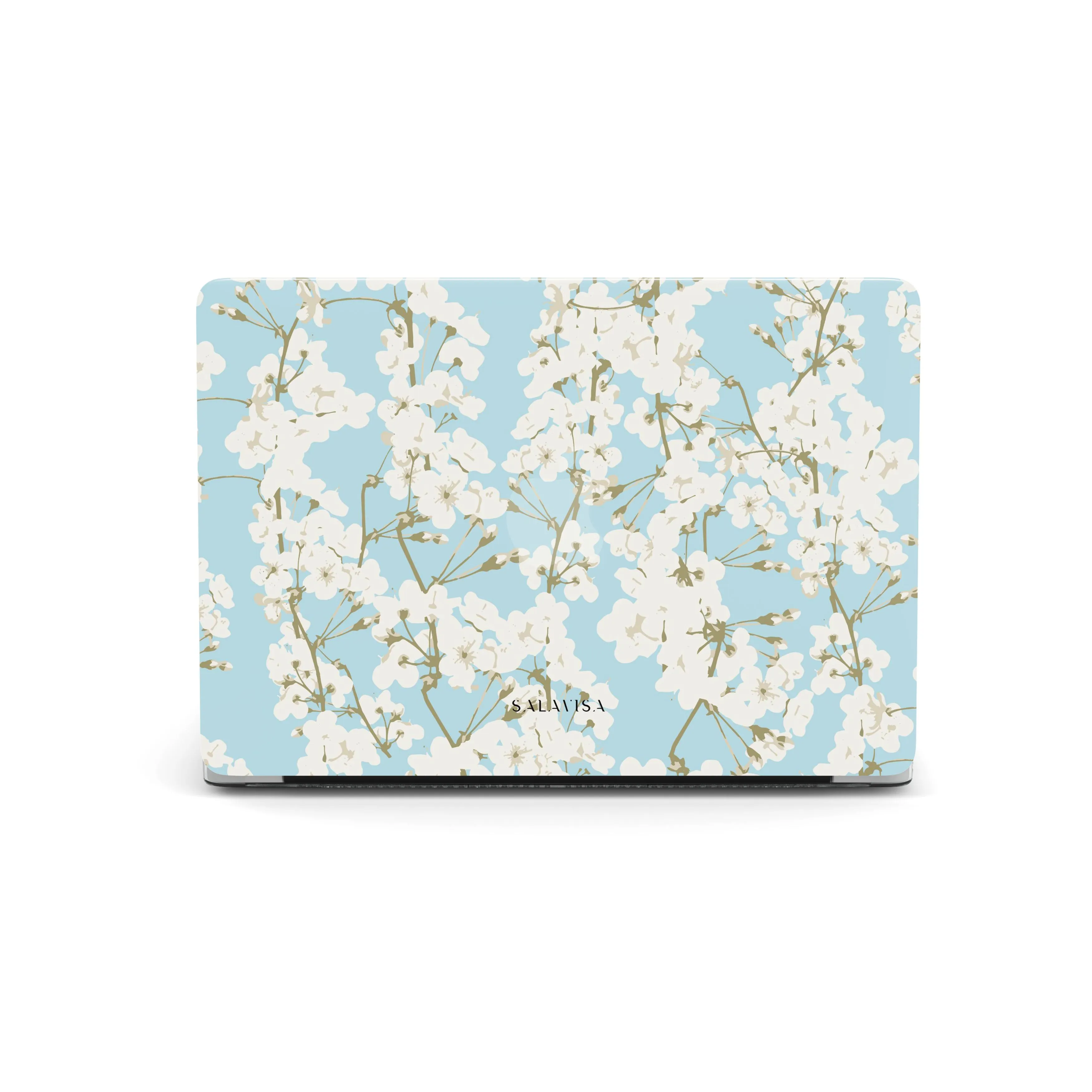 simple design Clean Texture Spring Apple Flower MacBook Case