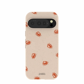 Polished Finish Texture Ergonomic grip Seashell Lil Crabby Google Pixel 10/10 Pro Case