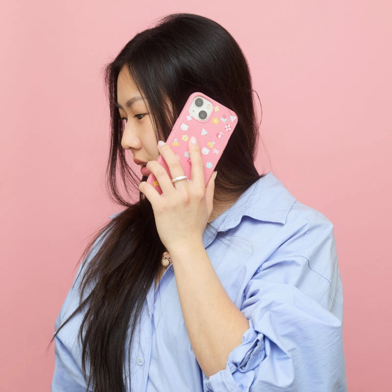 Bubblegum Pink Pretty Picnic iPhone 17 Pro Max Case Comfort Fit Edge