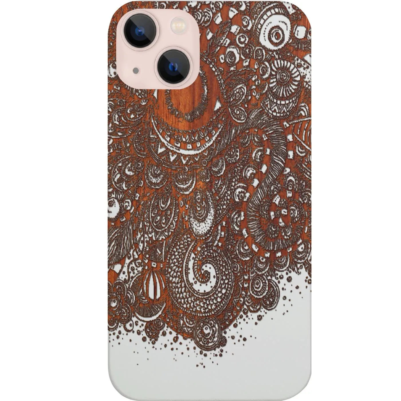 Eye Mandala - Engraved Phone Case Premium Texture Layer Matte Coating Finish