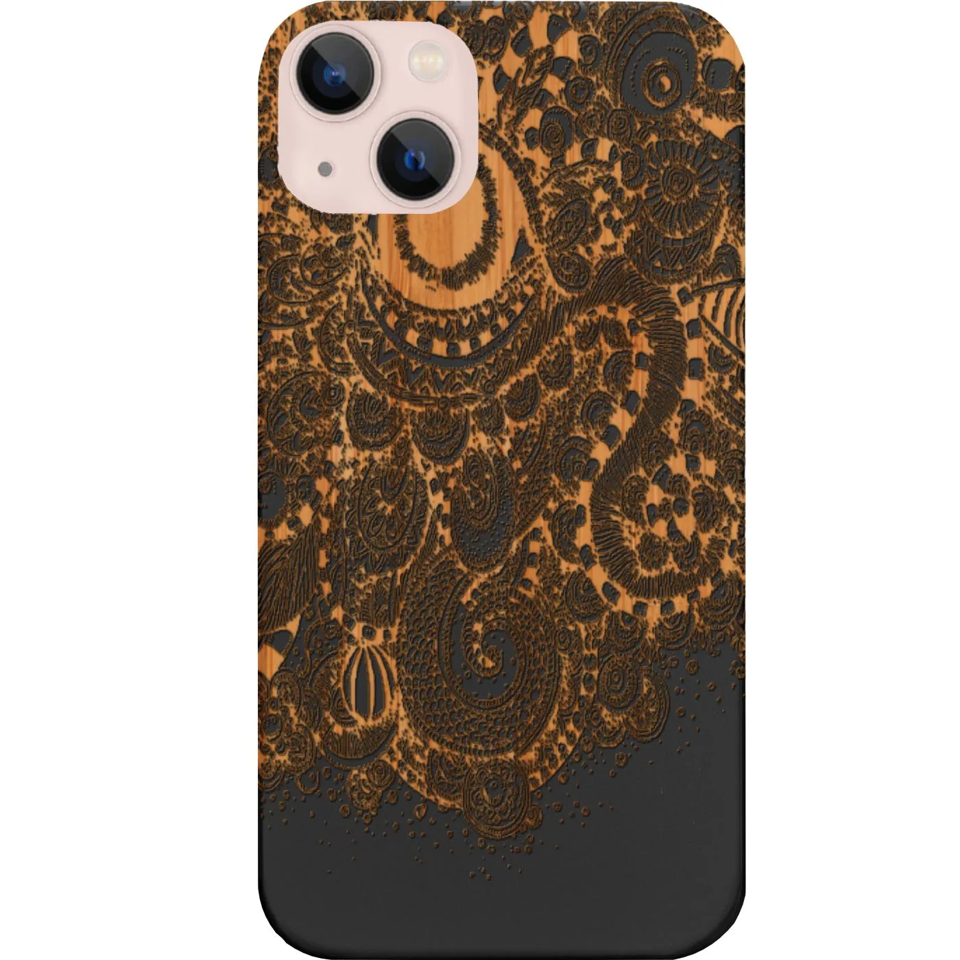 Eye Mandala - Engraved Phone Case Clear Finish