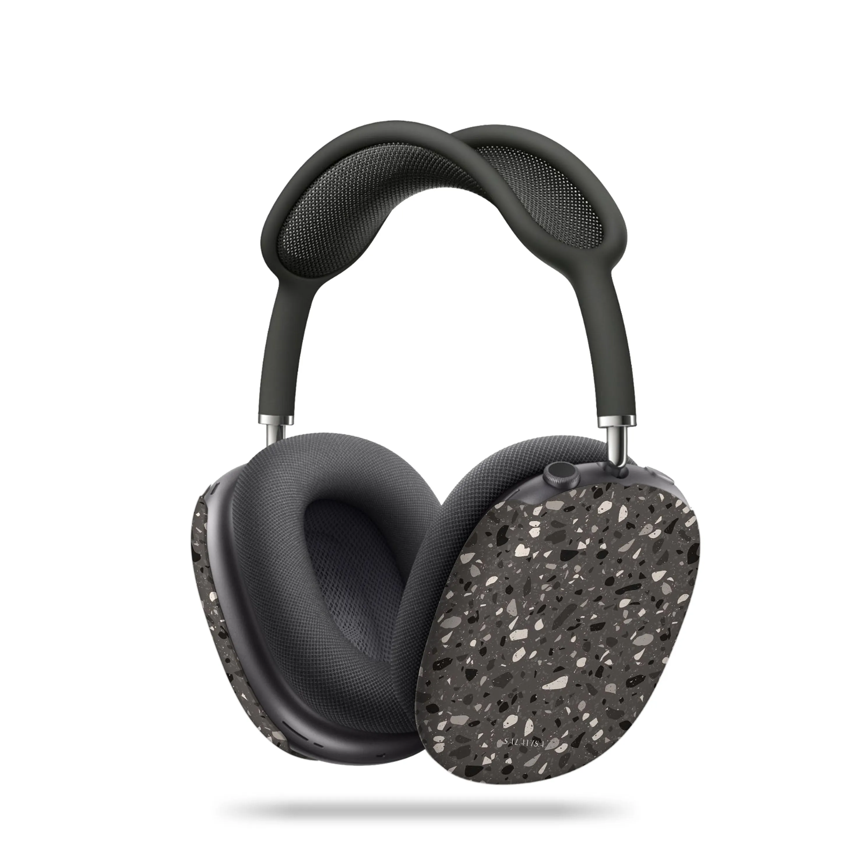 Compact Key Strap Brown Terrazzo AirPods Max Case