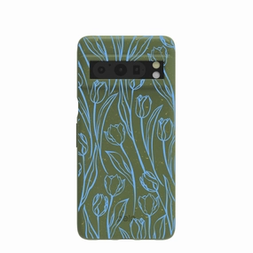 Protective Lining Compact Feel Forest Floor Tulip Dreams Google Pixel 8 Pro Case
