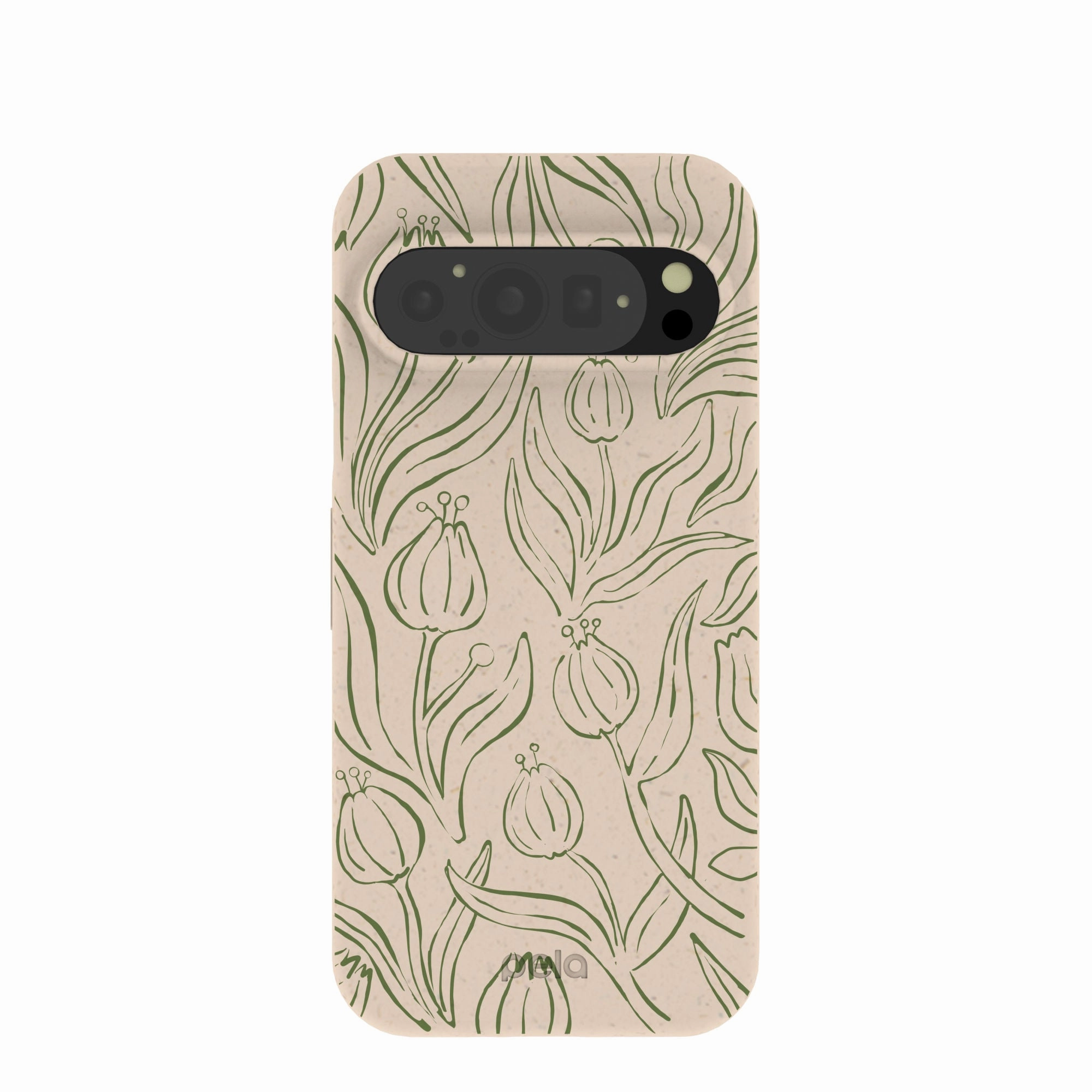 Seashell Floral Flow Google Pixel 9/9 Pro Case Textured Detail Premium Shield