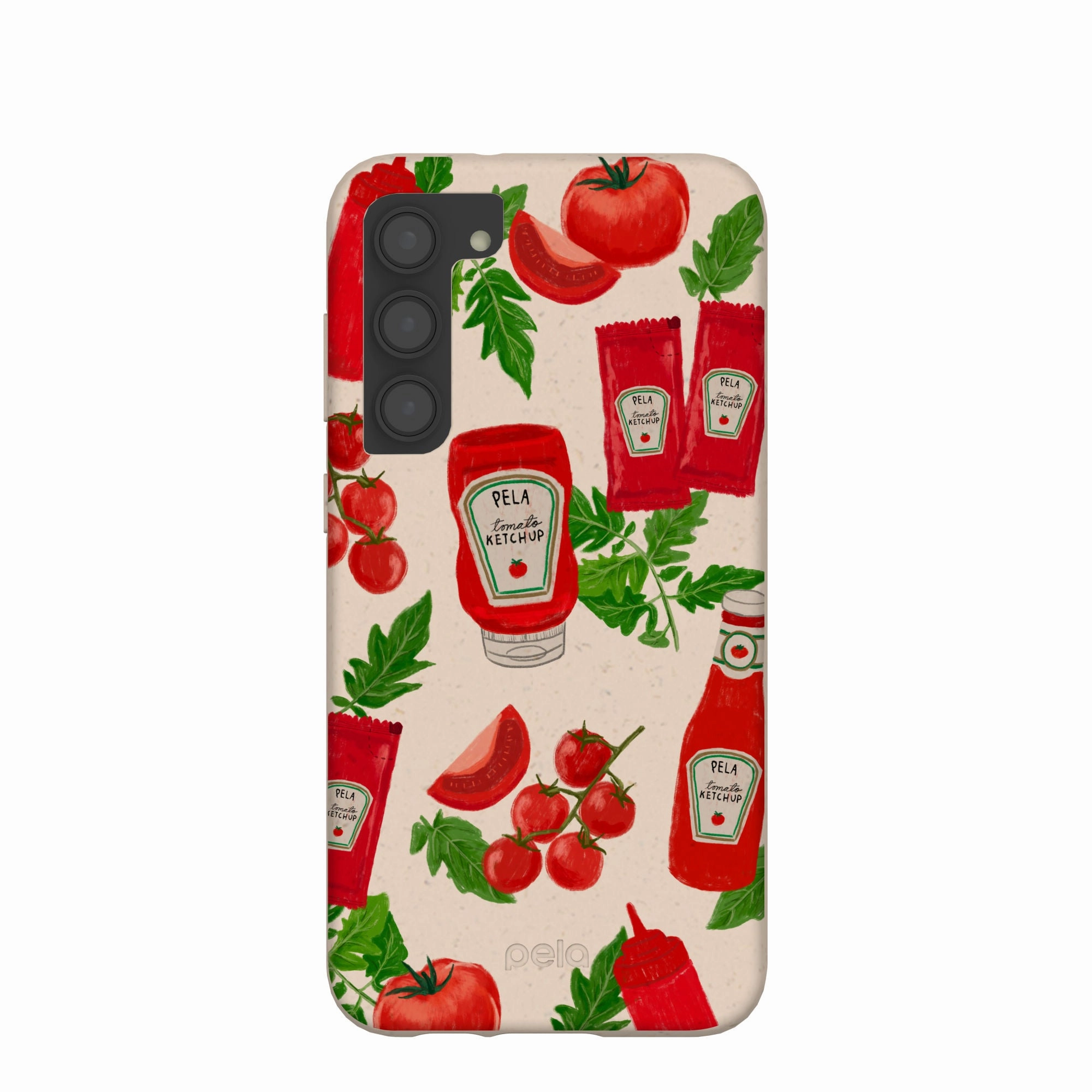 Soft Protection Layer Light Edge Seashell Ketchup Party Samsung Galaxy S23 (Plus) Case