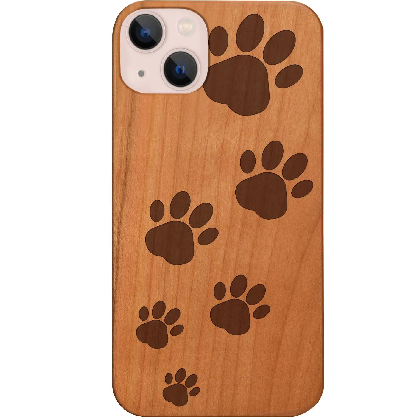 Tactile Buttons Dog Paws - Engraved Phone Case