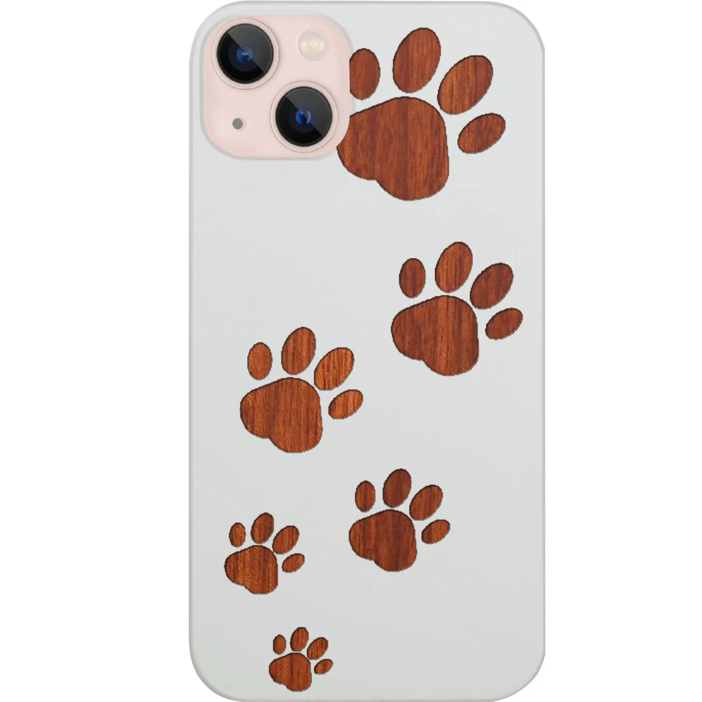 Dog Paws - Engraved Phone Case Shock Proof Protective Build