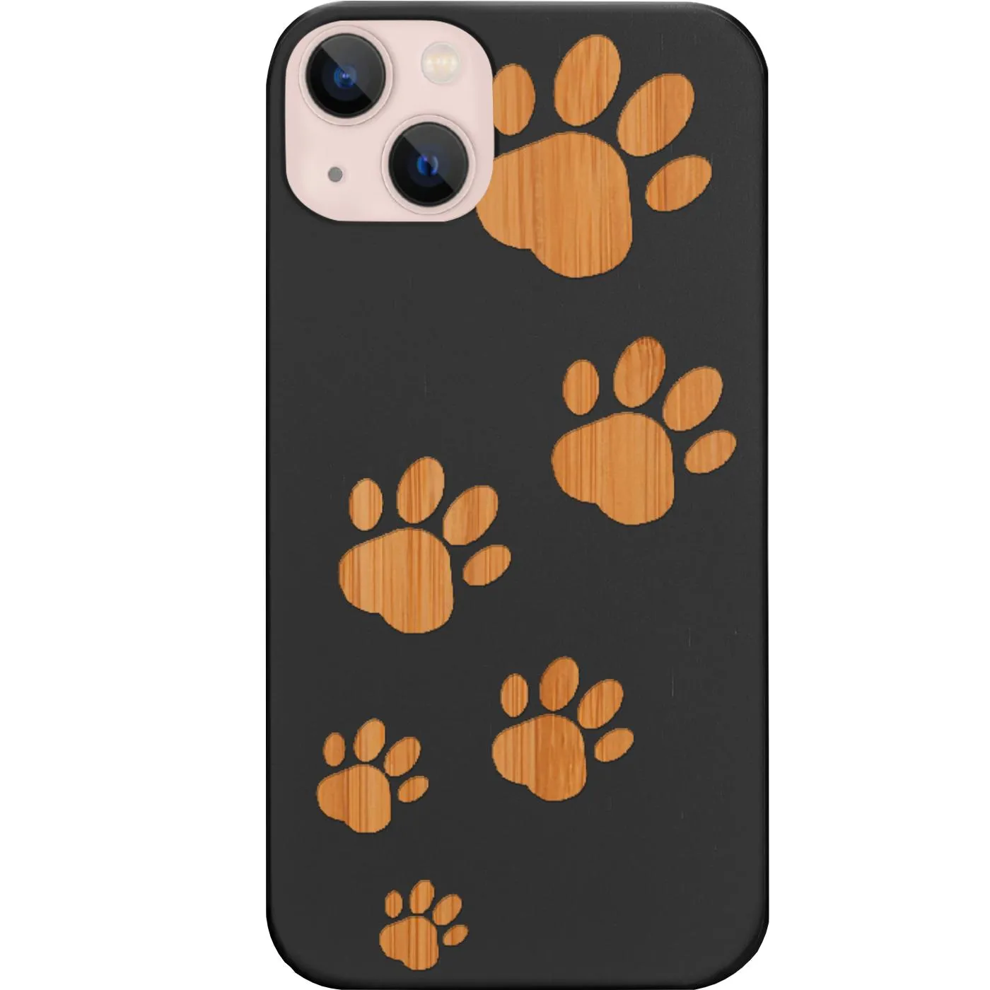 Dog Paws - Engraved Phone Case Stylish Grip Texture