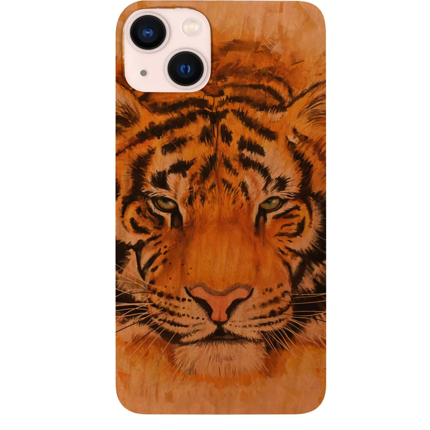 Tiger Face 1 - UV Color Printed Phone Case Anti Slip Elegant Design Layer