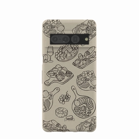 London Fog Charcuterie Boards Google Pixel 7 Pro Case Slim Texture Wireless Charging Compatible