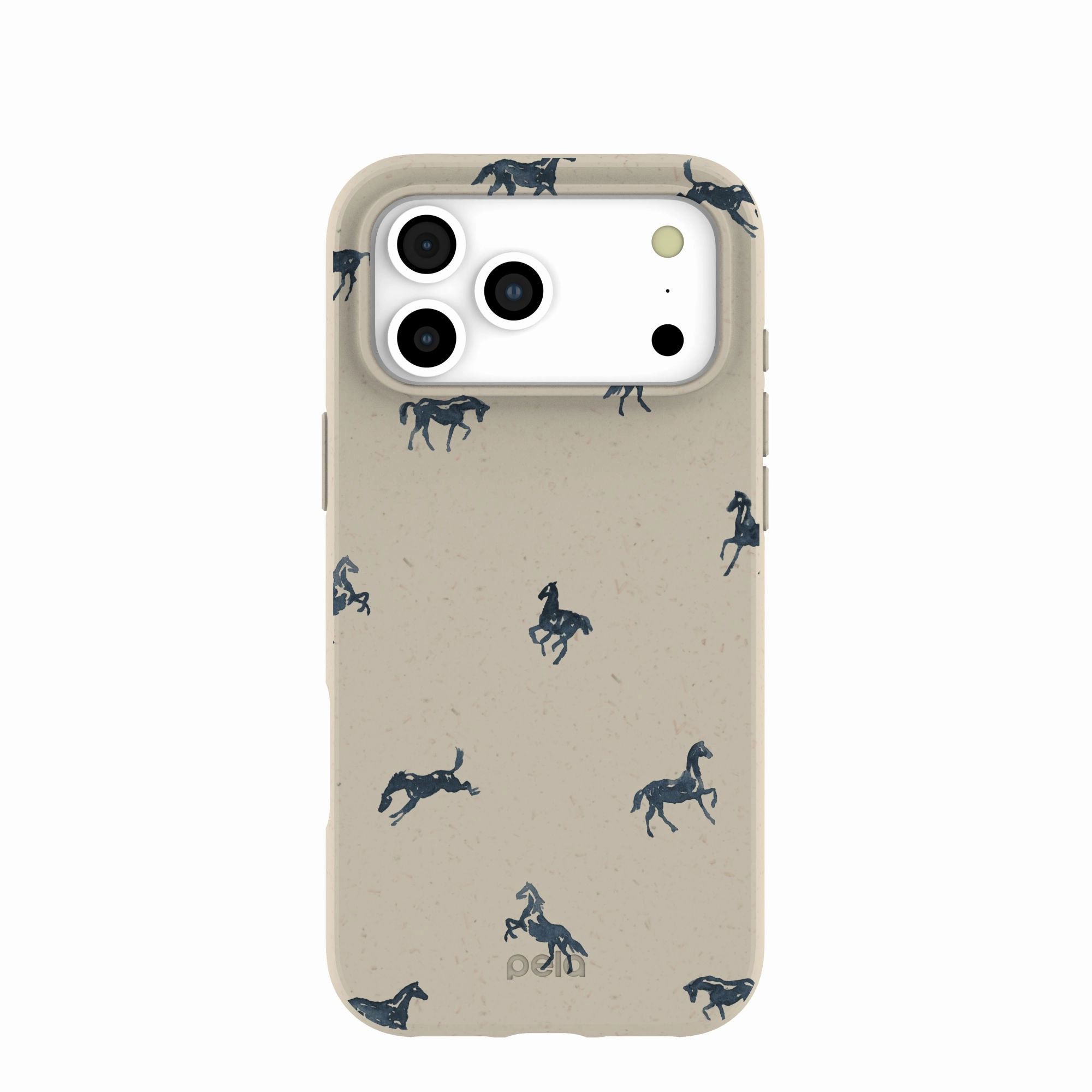 Patterned Design London Fog Mini Horses iPhone 17 Pro Max Case