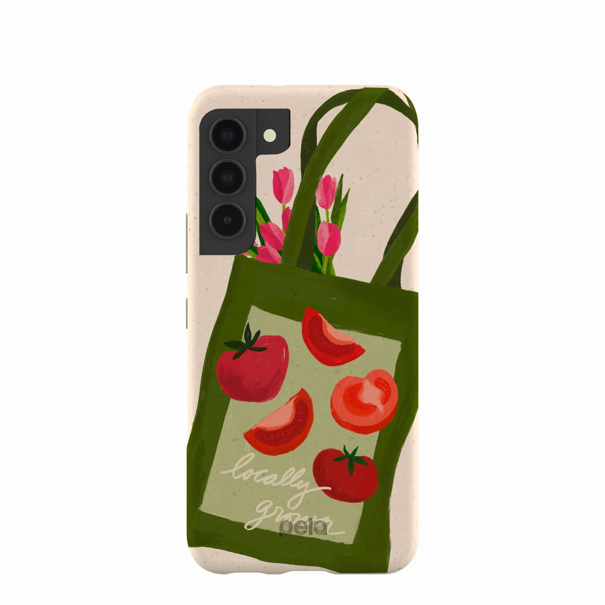 Seashell Market Tote Samsung Galaxy S22 Case Vivid colors Hybrid Grip