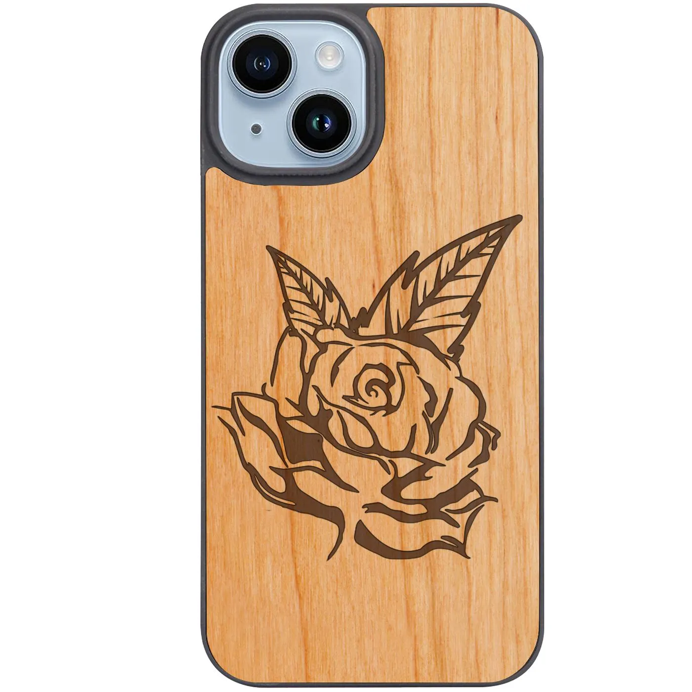 Polished Texture Rose 2 - Engraved Phone Case