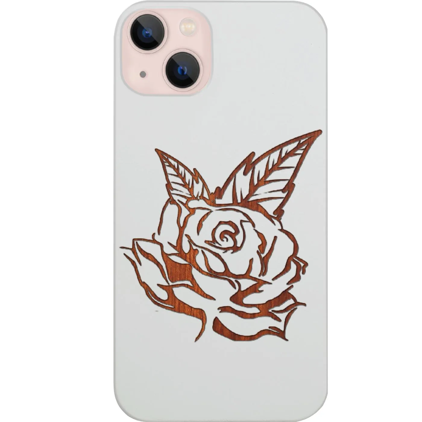 Rose 2 - Engraved Phone Case Creative Texture