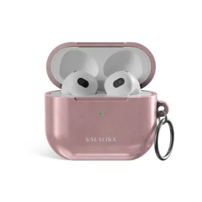 Shockproof Carry Pouch Rose Pink Watercolor AirPods Case