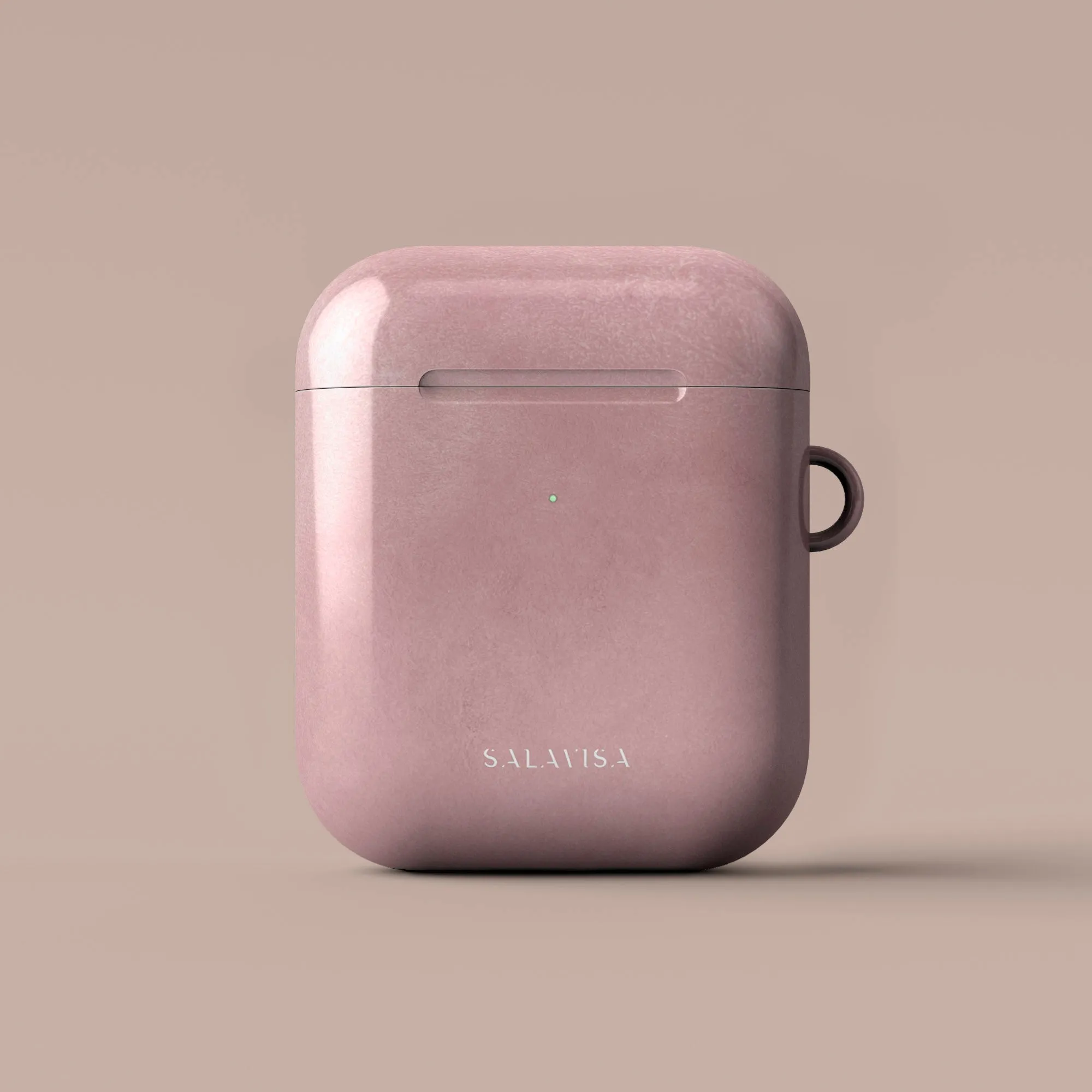 Rose Pink Watercolor AirPods Case compact soft neon silicone protector anti loss airpods cover