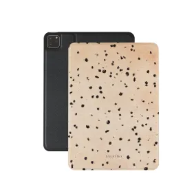 magnetic clasp cover Creme Dots iPad Case