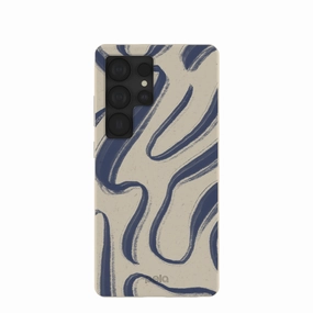 Modern Texture Colorful Finish London Fog Fluid Form Samsung Galaxy S25 Ultra Case