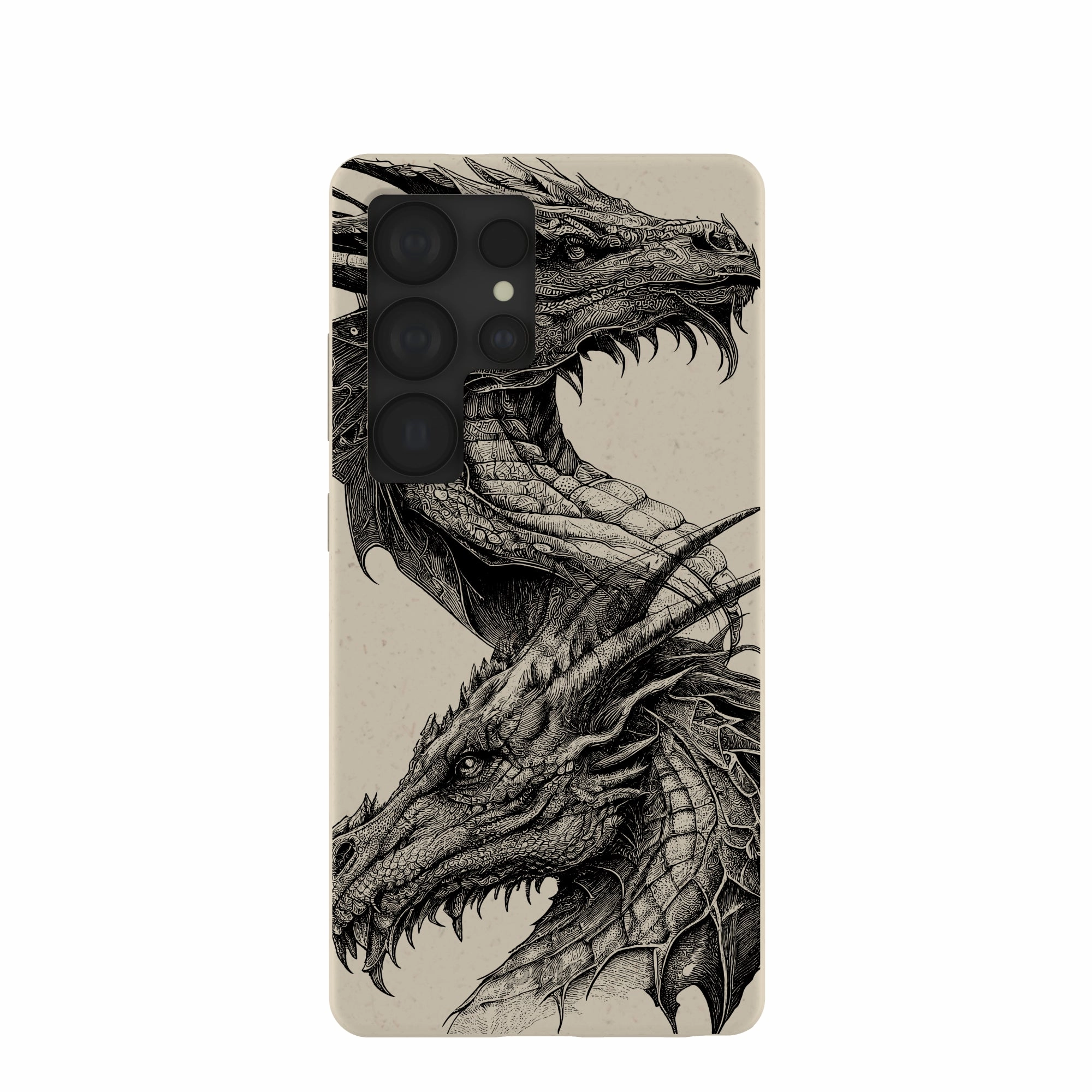 Everyday Look Rugged Outline London Fog Twin Dragons Samsung Galaxy S25 Ultra Case