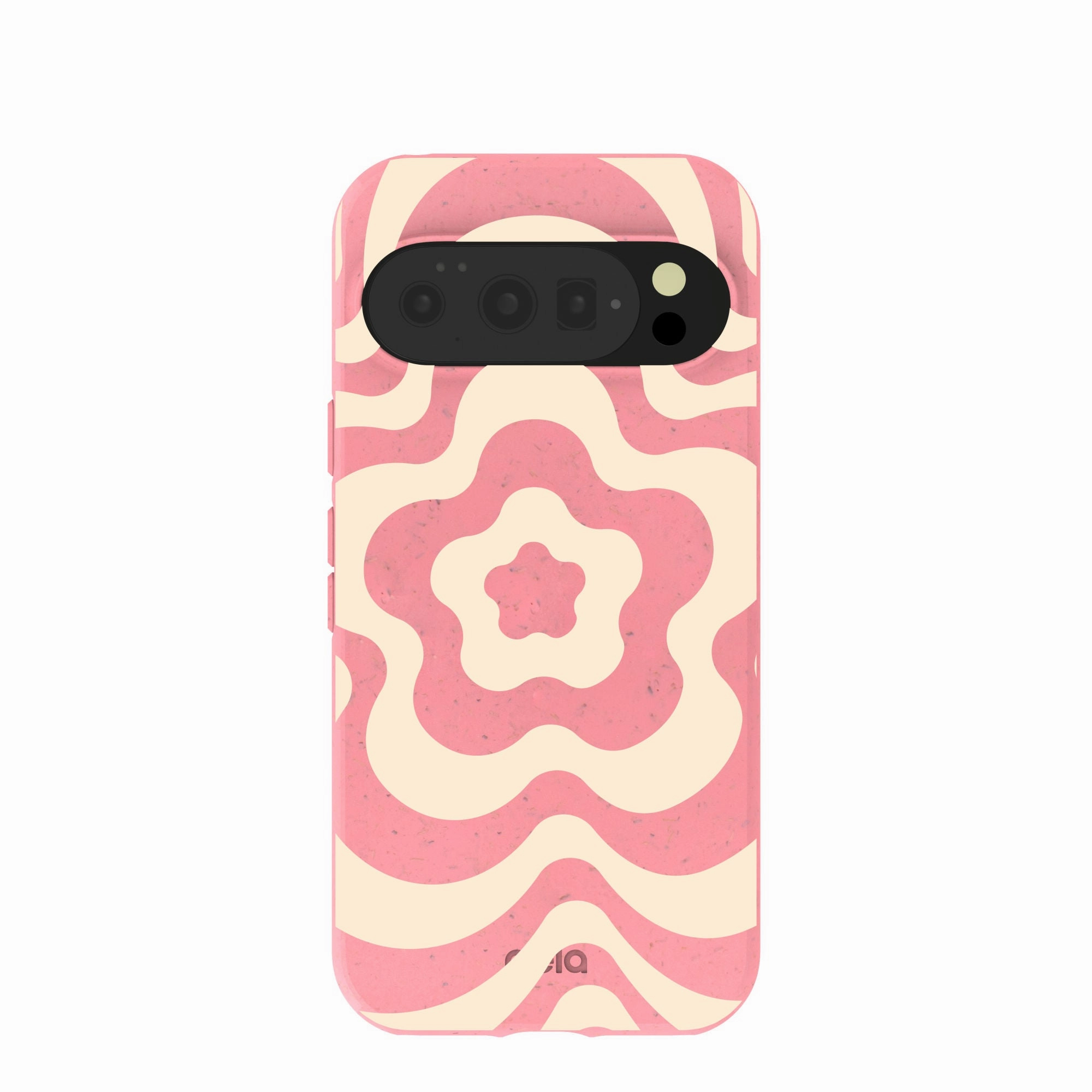 Bubblegum Pink Morning Flower Google Pixel 10/10 Pro Case Rugged Detail Layer Anti Shock Layer