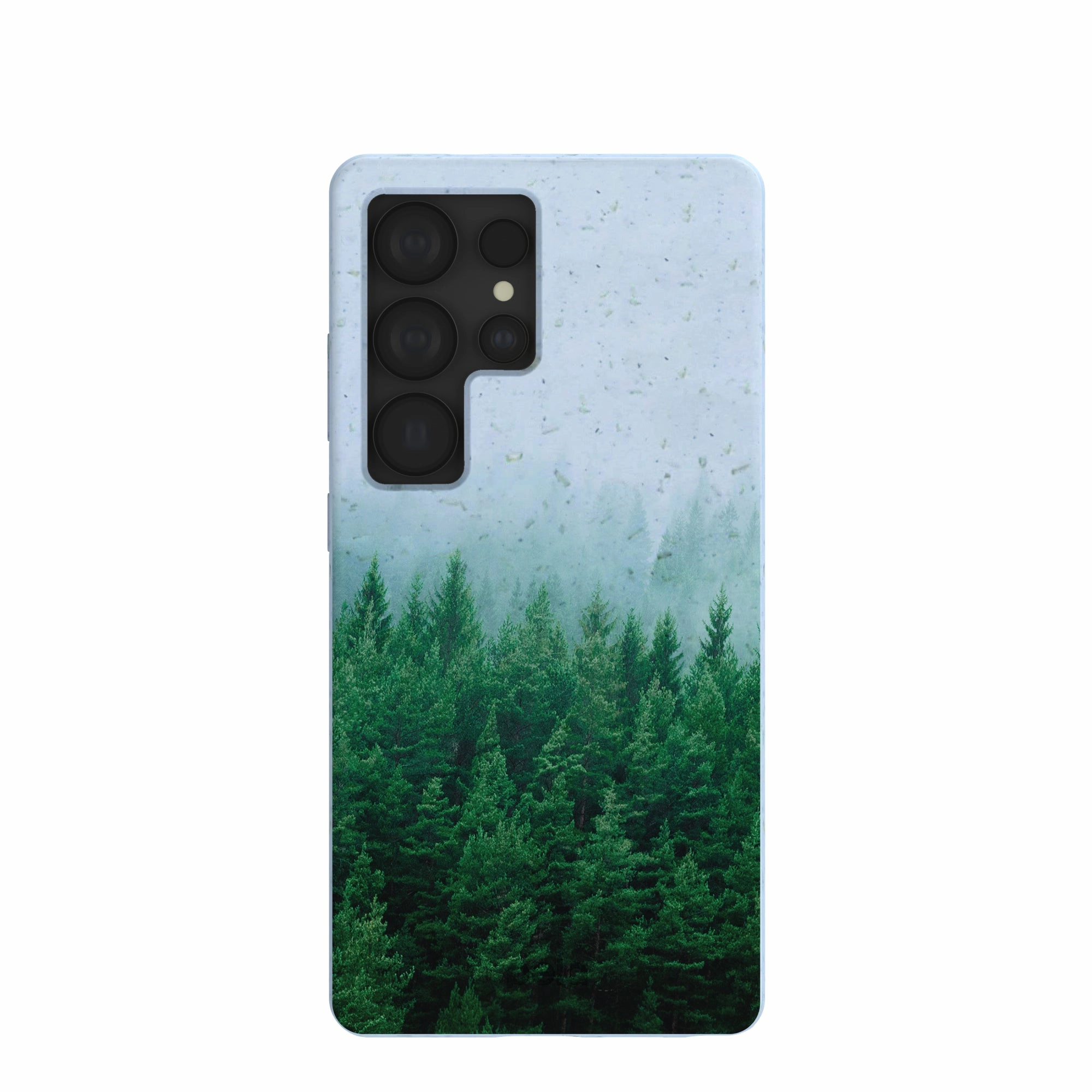 Powder Blue Forest Mist Samsung Galaxy S25 Ultra Case Elegant Shield