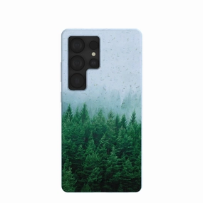 Powder Blue Forest Mist Samsung Galaxy S25 Ultra Case Elegant Shield