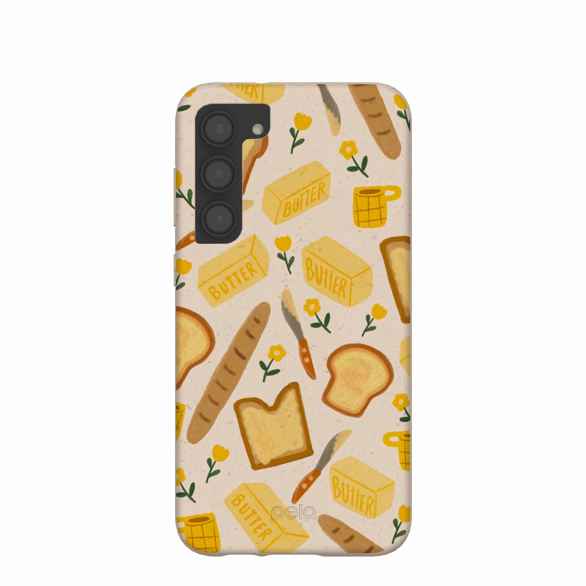 Luxury Accent Seashell Toast Garden Samsung Galaxy S23 (Plus) Case