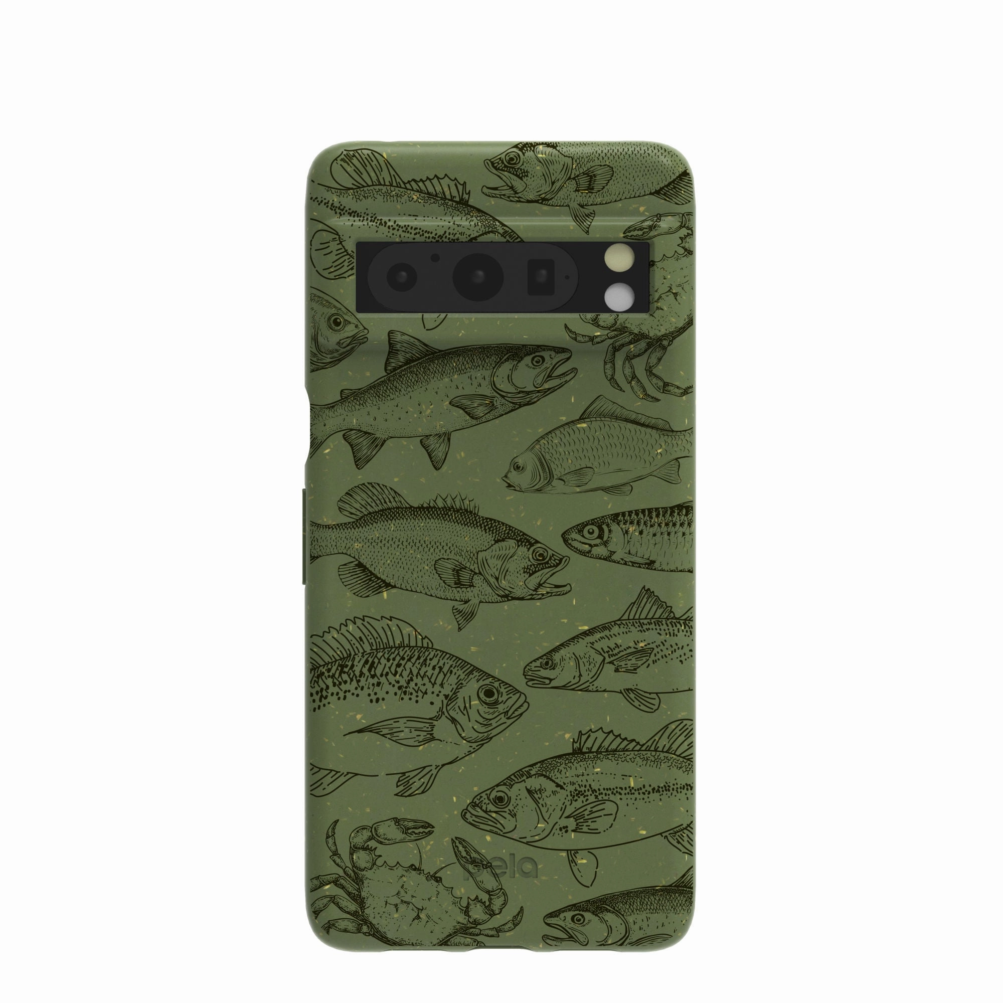Matte Texture Design Forest Floor Fishing Lodge Google Pixel 8 Pro Case